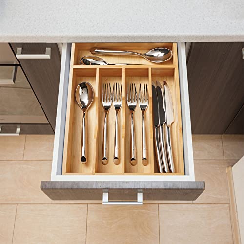 Kitchen Silverware Flatware Utensils Drawer Organizer