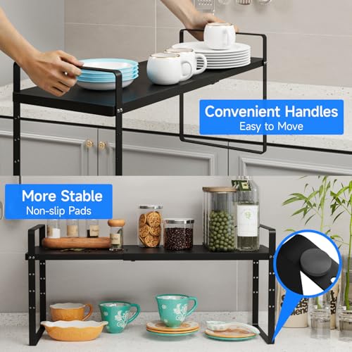 Expandable Cabinet Shelf Adjustable