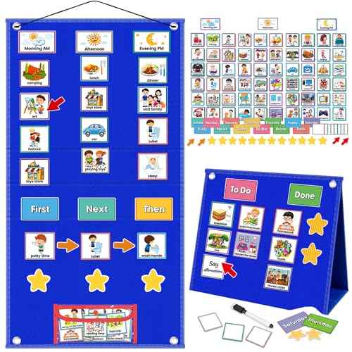 Visual Schedule Chart for Kids with Autism