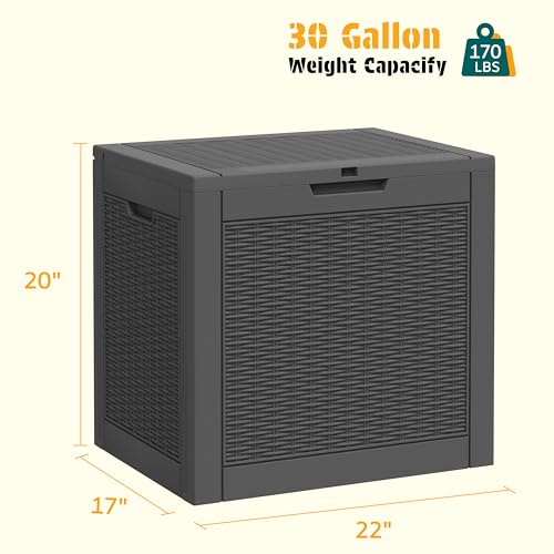 Outdoor Storage Box Waterproof Outside Deck Boxes