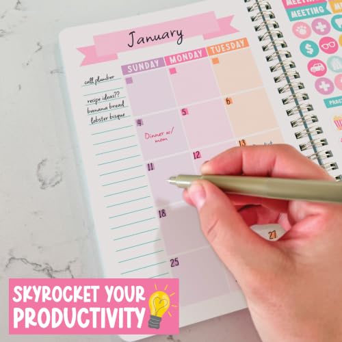 Spiral Weekly Planner Undated