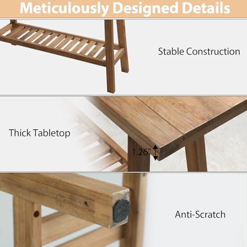 Reclaimed Solid Wood Bench