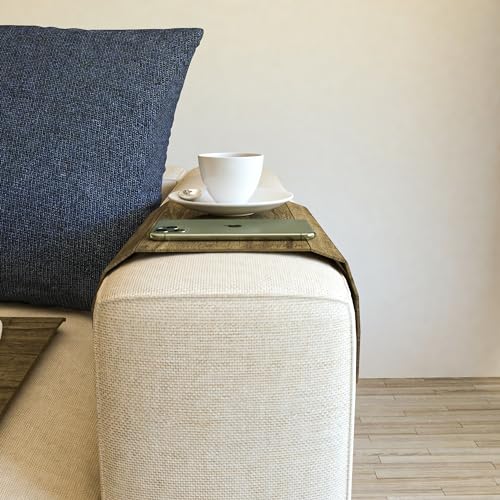 Set of 2 Wooden Sofa Tray
