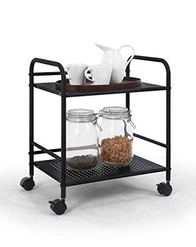 Minimalist Style Utility Rolling Shelf Cart