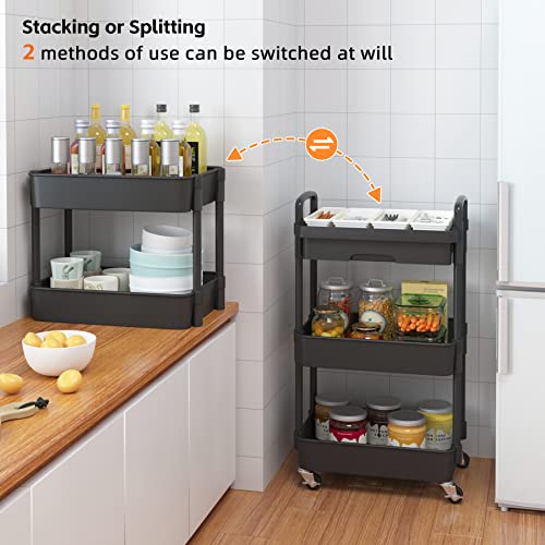 Utility Cart with Drawer & Wheels
