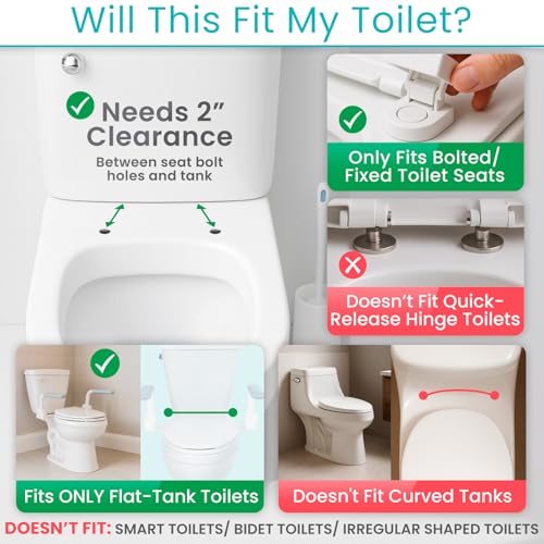 Toilet Safety Rail for Elderly & Handicap