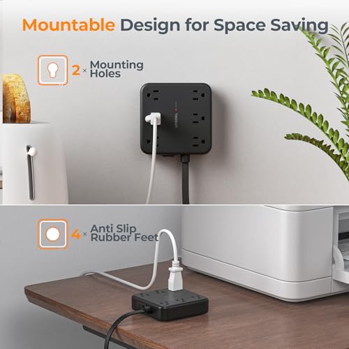 2100J Surge Protector Power Strip