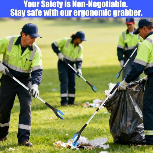 6 Pack 32 Inch Commercial Trash Grabber for Elderly Assist