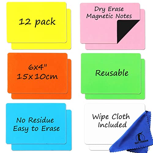Dry Erase Magnets 6x4 in
