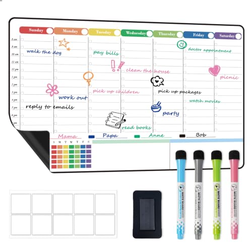 Weekly Calendar Whiteboard