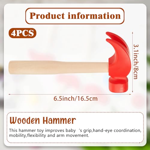 Small Toy Hammers Simulation Educational Tool Toys