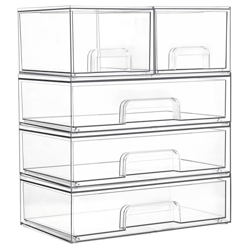 Stackable Storage Drawers Set