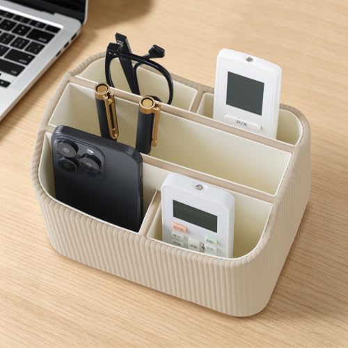 360° Rotating TV Remote Control Holder Desk Remote Organizer