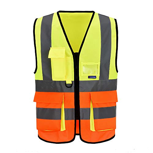 21 colors High Visibility Reflective Work Safety Vest XS