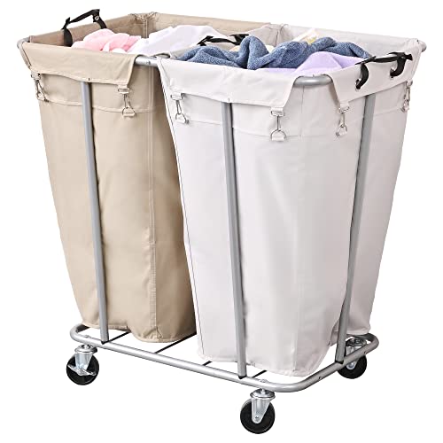Rolling Laundry Hamper Cart and Sorter