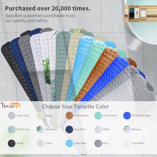 Long Bath Tub Mat Non
