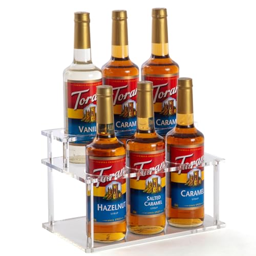 Acrylic Coffee Syrup Organizer