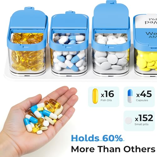 Extra Large Weekly Pill Organizer 2 Times A Day