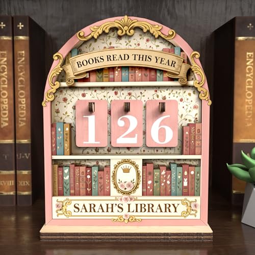 Personalized Books Read This Year Counter