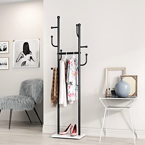 Coat Racks Metal Coat Rack Freestanding with Hooks