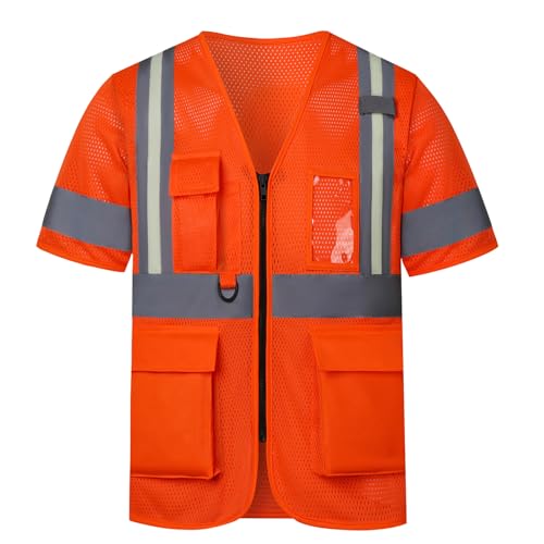 21 colors High Visibility Reflective Work Safety Vest XS