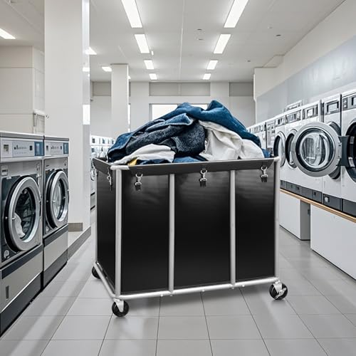 Commercial Laundry Cart with Wheels