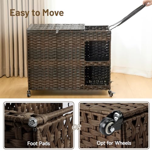 Laundry Hamper with Wheels