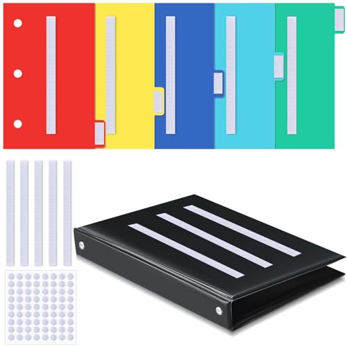Communication Book Small Tools for Visual Schedule Picture Cards Include 3 Ring Binder Dividers Adhesive Labels Card Dividers for Kids ADHD