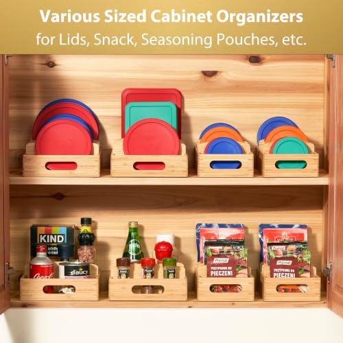 Food Container Organizer for Kitchen Cabinet Drawer