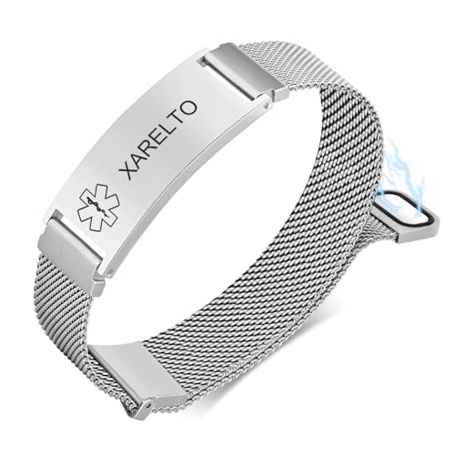 Medical Alert Id Bracelet for Men Women