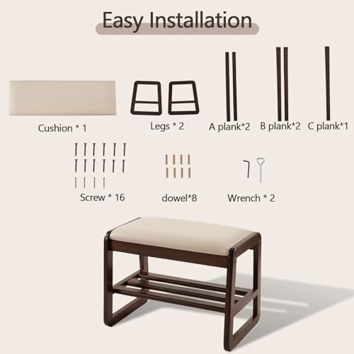 Shoe Rack Entryway Shoe Storage Bench