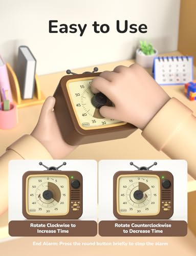 Visual Timer for Kids with Pause Function