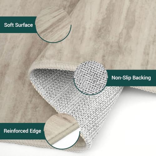 Abstrac Washable Rugs for Entryway