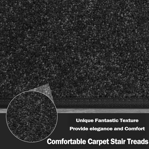 Bullnose Carpet Stair Treads for Wooden Steps Indoor Non Slip