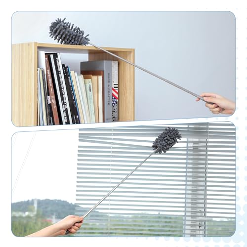 Microfiber Dusters w 2 Handle Sets