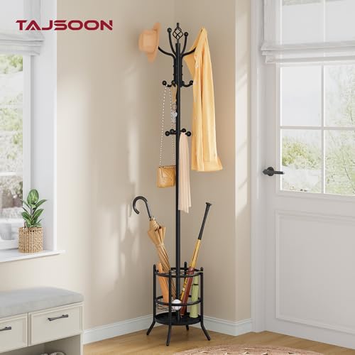 Coat Rack Stand with Umbrella Holder