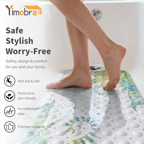 Long Bath Tub Mat Non
