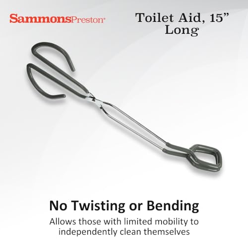 Toilet Aid Long Toilet Paper Tongs
