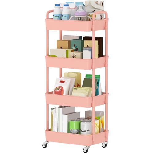 3 Tier Rolling Utility Cart with Handle