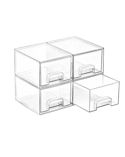 Stackable Storage Drawers Small & Wide & High & Mini