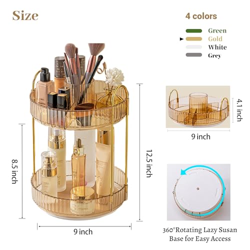 Rotating Makeup Organizer for Vanity