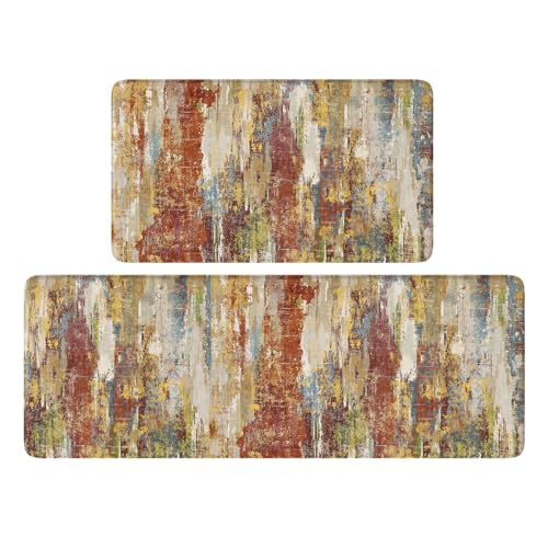 Modern Floral Kitchen Mats