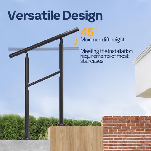 2 Step Hand Rails for Outdoor Steps