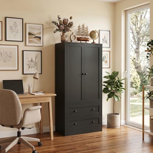 Rattan Kitchen Pantry Cabinet