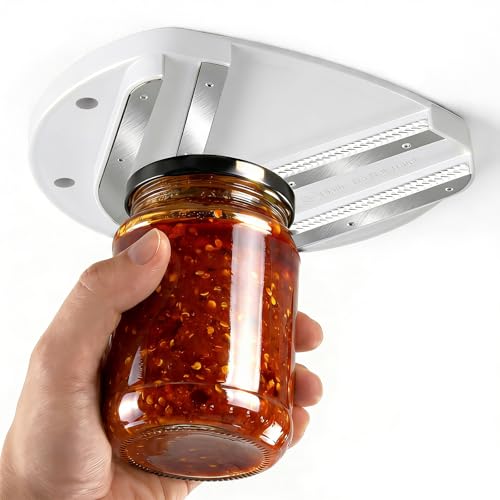Mount on Cabinet Jar Opener for Weak Hands
