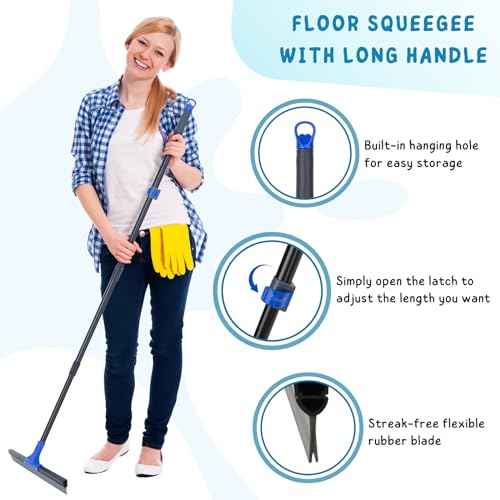 Floor Squeegee for Tile Cleaning