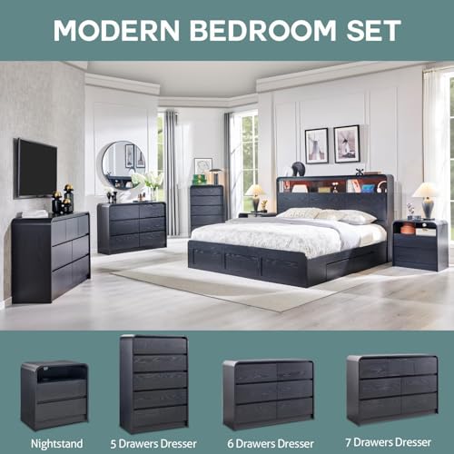 Modern Nightstand Set of 2