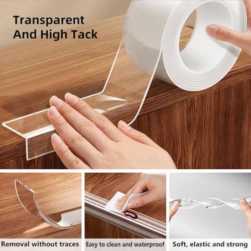 Baby Proofing Edge Protector for Kid Clear Edge Protector Strip Safety Corner Guards Child Proof Corner Bumper for Furniture