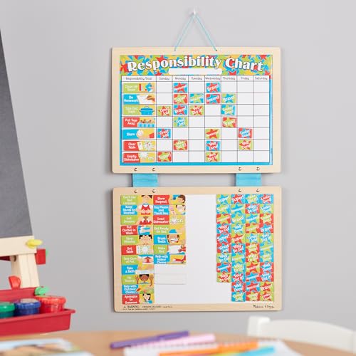 Magnetic Responsibility Chart and Kids Calendar