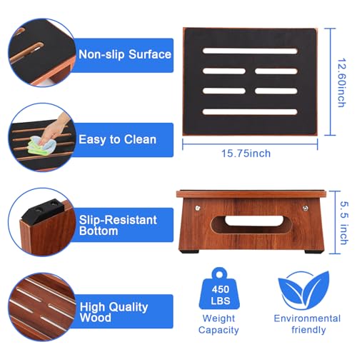 One Step Stool for Adults Seniors with Non